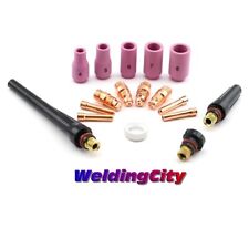WeldingCity 2-pk TIG Welding Torch STUBBY Collet Body 4CB332 3/32" for 17/18/26