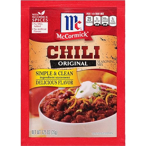 Buy Mccormick Chili Seasoning Mix 1 25 Oz Online In Jordan B000whzdey