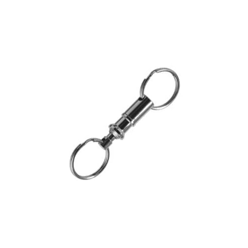 Phantom Aquatics Quick Release Coil Lanyard with Clip and SS Split Ring