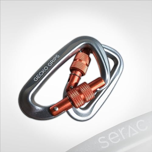 one Pair Made from Ultralight Aircraft Grade Aluminum Ultra Durable & Strong Perfect Classic Single or Sequoia Double hammocks Serac #1 Ultra Strength Locking Carabiners x2 