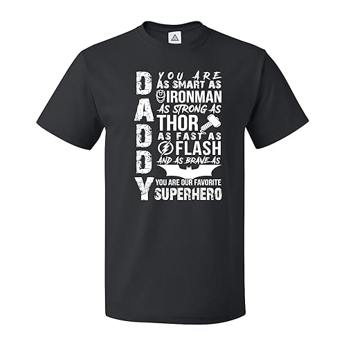 Sheki Apparel Super Dad Superhero Little Kids Unisex Toddler T-Shirt