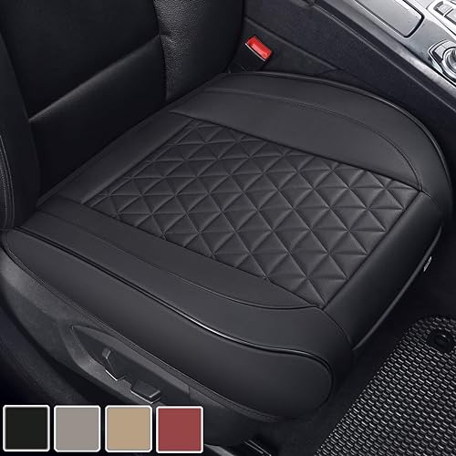 Black Panther 1 Pair Luxury PU Leather Car Seat Covers Protectors ...