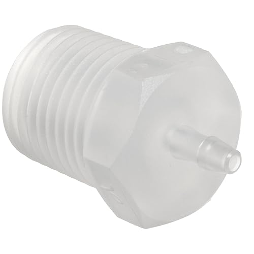 90 Degree Angle 1/2 Hose Barb x 1/2 Male NPT Nylon Parker Hannifin 329HB-8-8N-pk10 Par-Barb Male Elbow Fitting White Pack of 10 