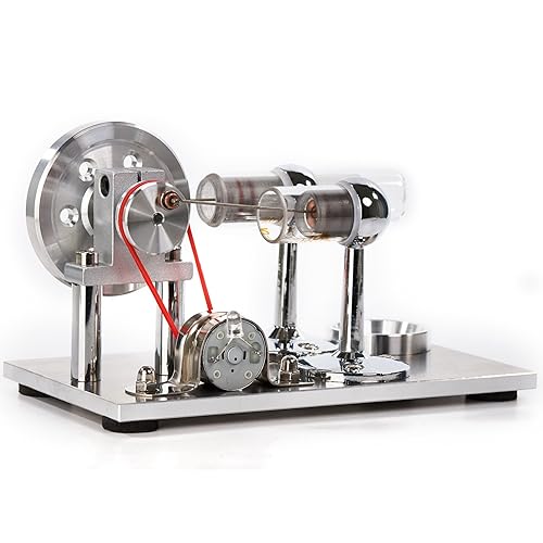 Mini Hot Air Stirling Engine Generator Educational DIY Toy Model Kits M14-03-S
