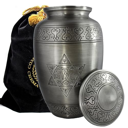 Cremation Urns for Human Ashes Adult 200 Cubic Inches Columbarium or Home Urns for Ashes Crimson Rose Cremation Urns for Human Ashes Adult for Funeral Adult//Large Burial