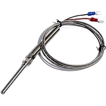 58-392F -50-200C 4mm x 30mm Temperature Sensor Probe of K-Type thermocouple with 5M Long Cable in Temperature Range of